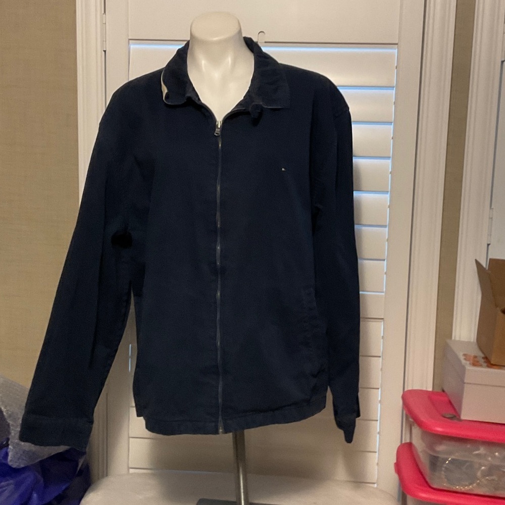Tommy Hilfiger Men's Dark Blue Lightweight Jacket